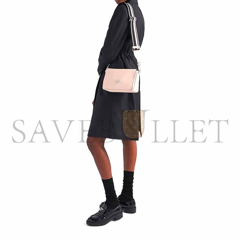 Pra*a small flou shoulder bag 1bd332 (19*12*6cm)